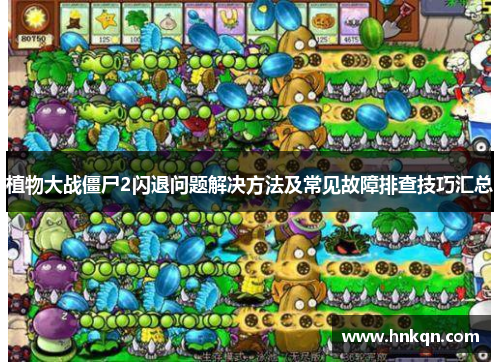 植物大战僵尸2闪退问题解决方法及常见故障排查技巧汇总